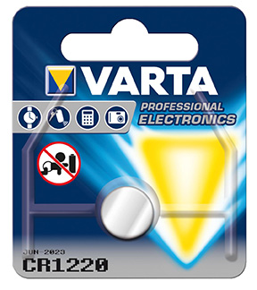 Varta Batteri CR1220 3V Litium i gruppen BATTERIER / VRIGA BATTERIER / KNAPPCELLSBATTERIER hos TH Pettersson AB (30-VAR CR1220)